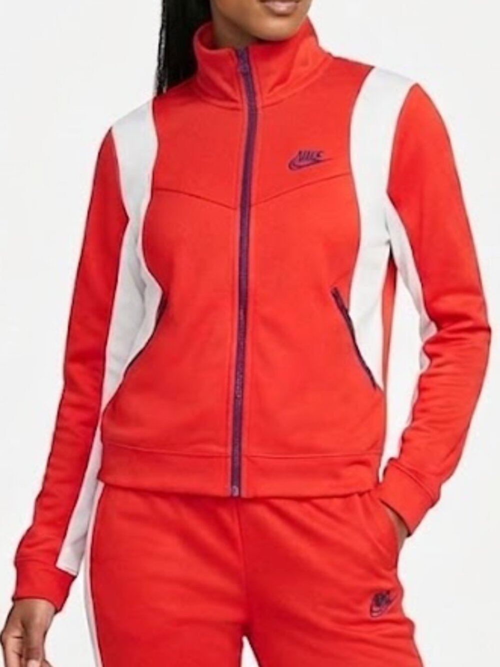 Nike Y2K Stretch 2 Tone Track/Warmup Jacket- Sz. Sm